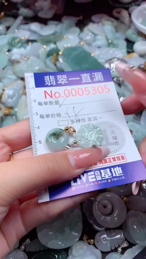 翡翠未镶嵌吊坠(不含链)5305