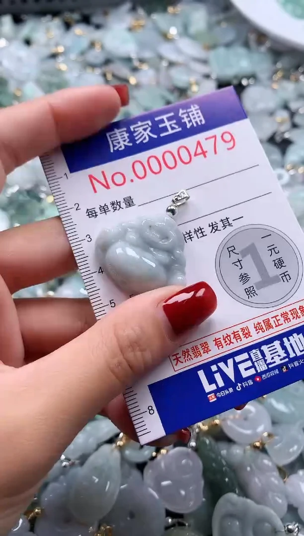 翡翠未镶嵌吊坠(不含链)479