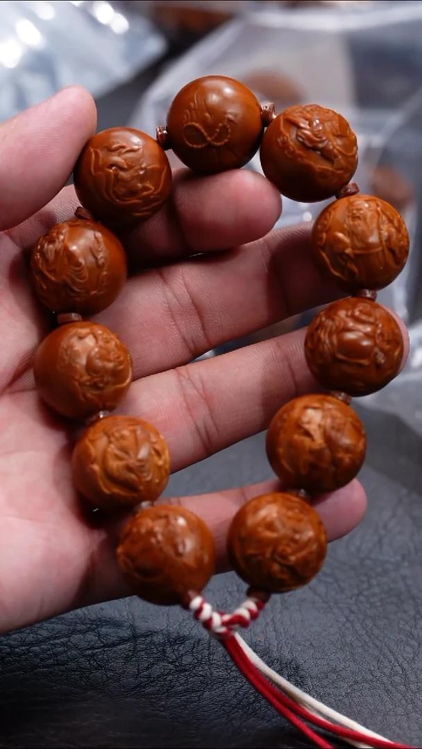 手串/手链橄榄核爱**菜苏工核雕