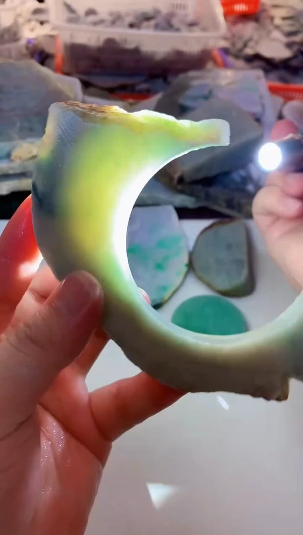 【闪购商品】翡翠未镶嵌颈饰0韩0翡翠珠815