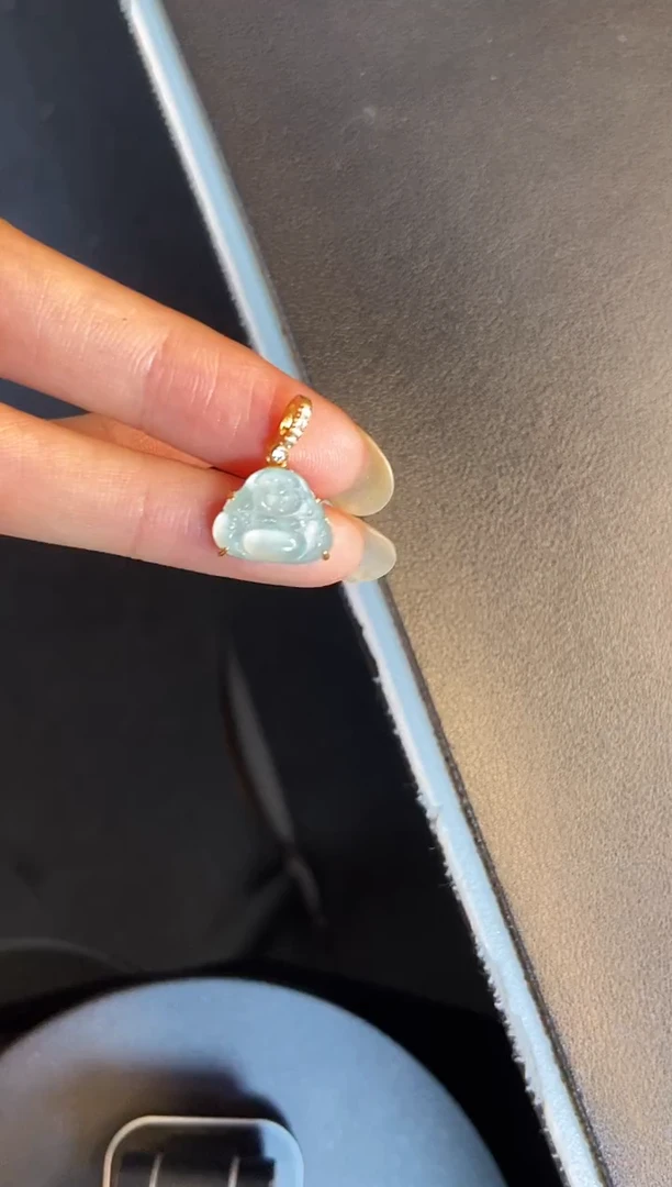 吊坠(不含链)银S925镶嵌翡翠1