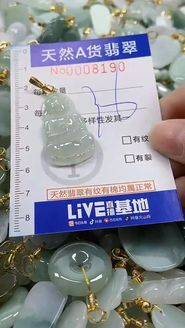 颈饰未镶嵌翡翠天然A货翡翠