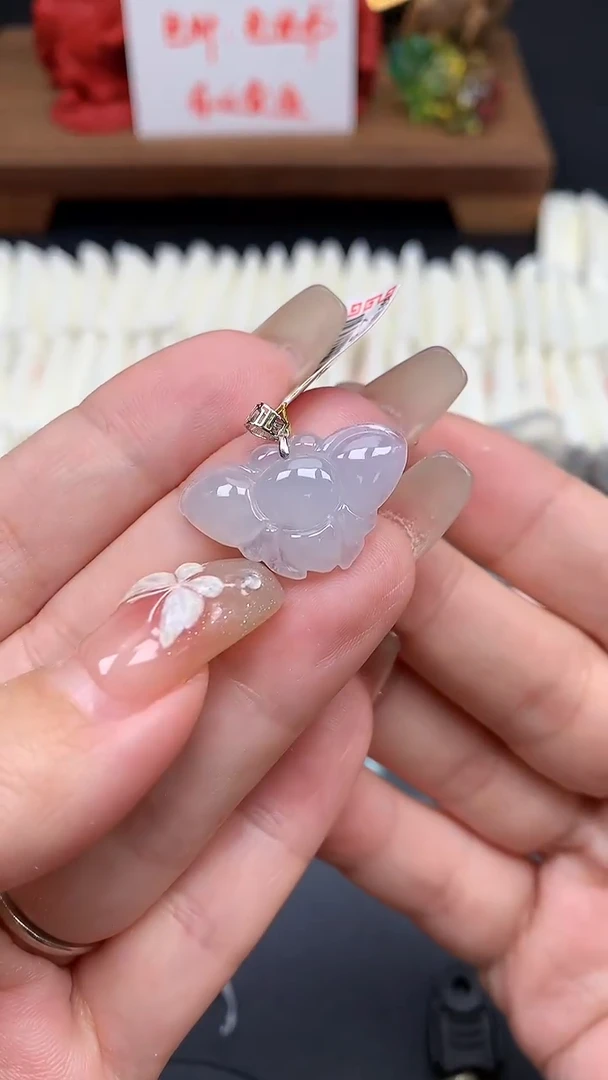 【闪购商品】翡翠吊坠(不含链)18K金镶嵌MS154845