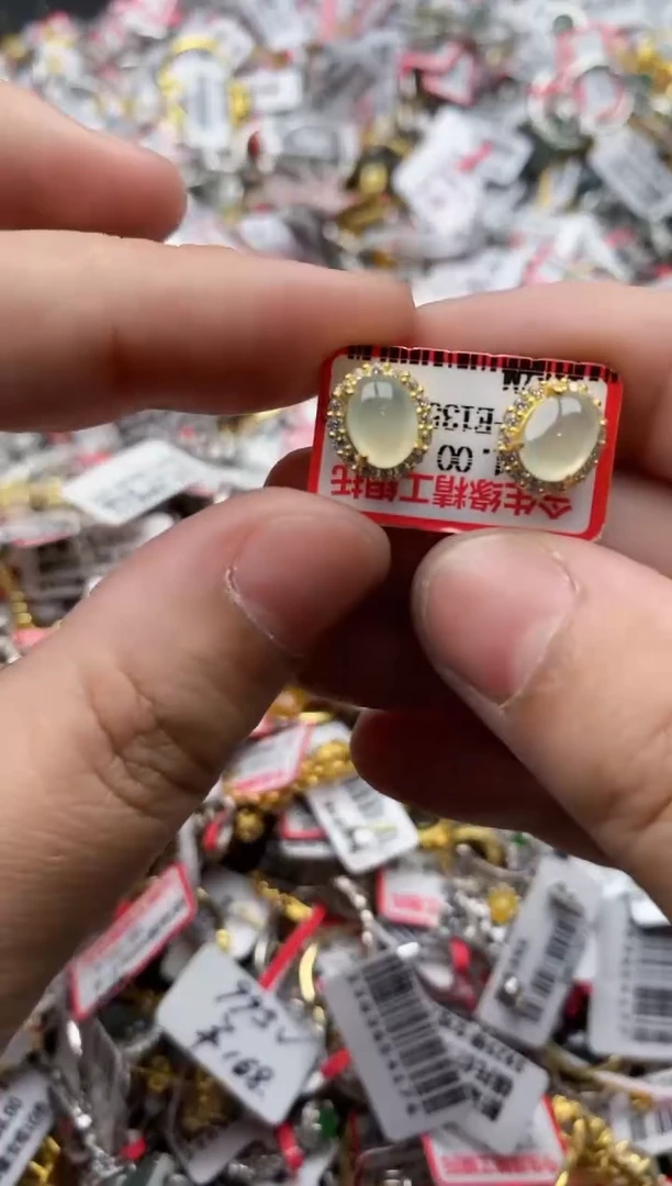 【闪购商品】翡翠戒指银S925镶嵌88888---5