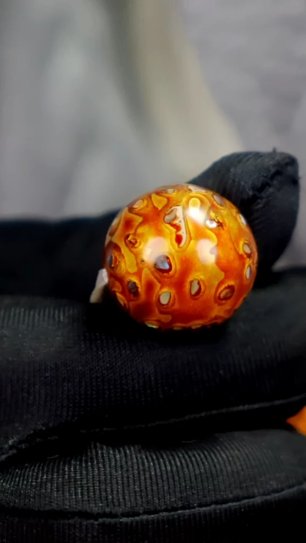 疯子大漆鎏金螺钿20mm