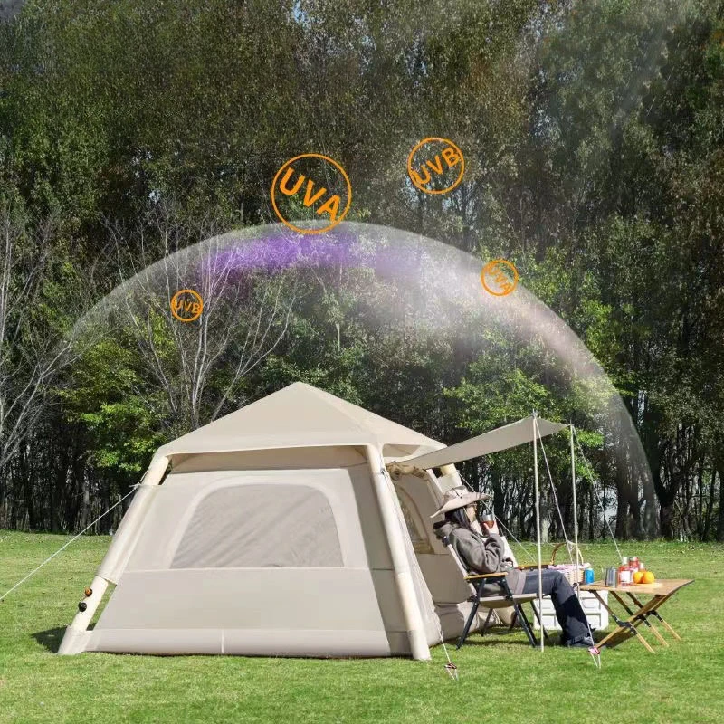 全自动帐篷充气3-5人户外露营加厚防雨便携式野营装备充气帐篷