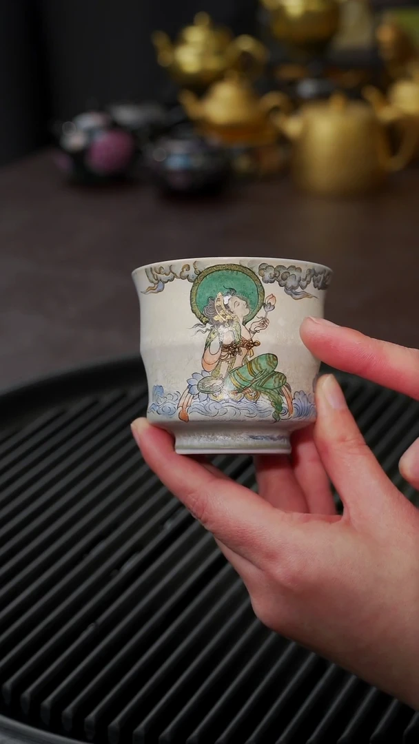 【闪购商品】杯【宜景窑唐卡系列】杯子 29