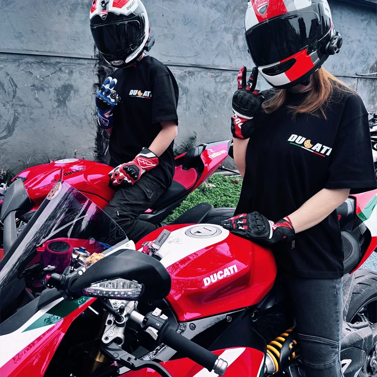 【马力狗 】JOYRE机车系列迦楼罗原创印花夏季宽松动280克纯棉T恤