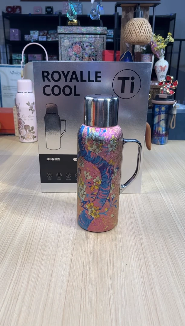 127乐酷保温壶-喜上枝头950ml（粉）