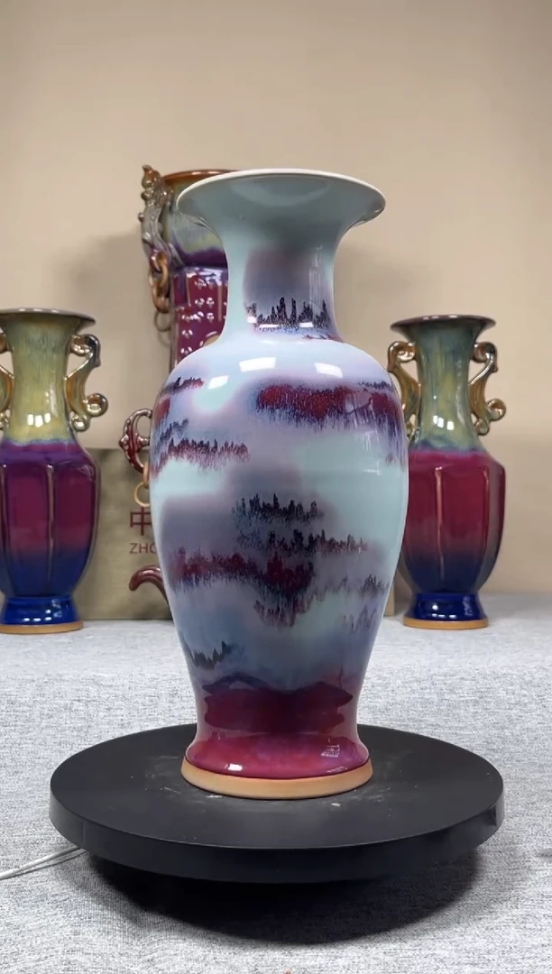 摆件神垕钧瓷收藏工艺品