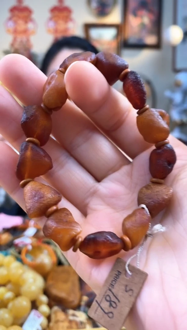 【闪购商品】琥珀手串未镶嵌手串