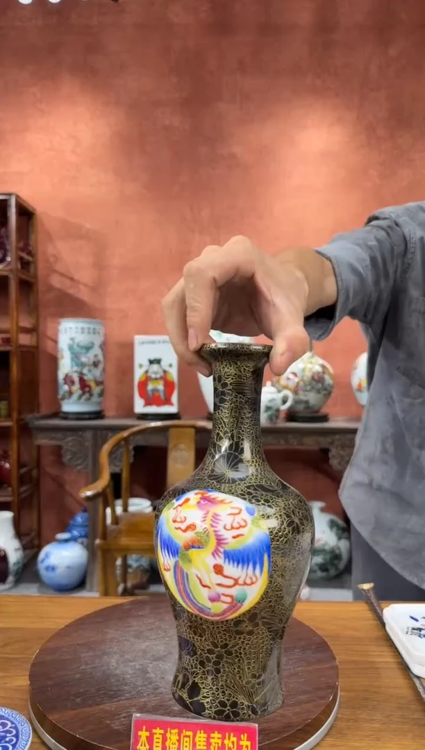 吴义松陶盟手绘陶瓷编码：3411
