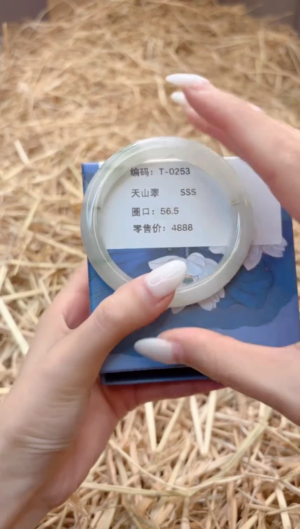 未镶嵌手镯石英质玉T0253-56.5