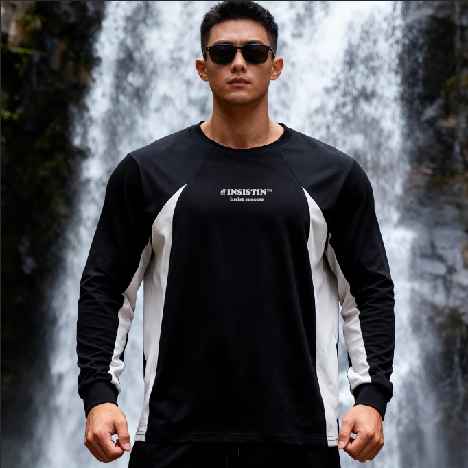 秋冬新款打底索罗娜速干运动长袖男女运动上衣潮牌秋冬季美式长袖