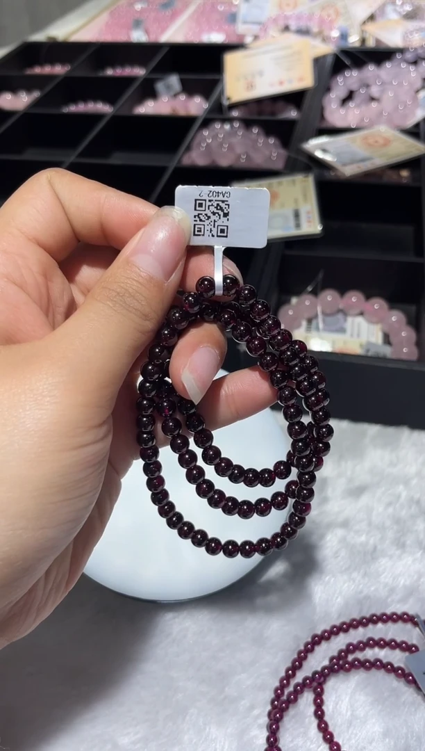 【闪购商品】石榴石手串未镶嵌手串
