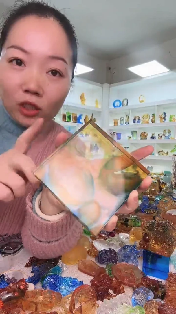 手工艺品琉璃底座