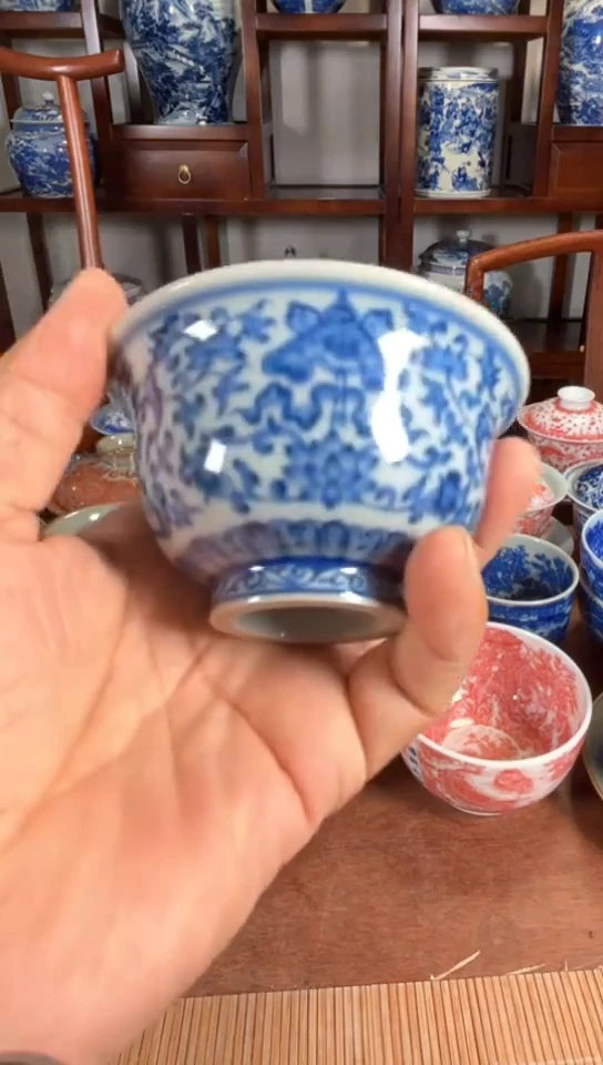 杯五彩瓷器杯子瓷器杯子