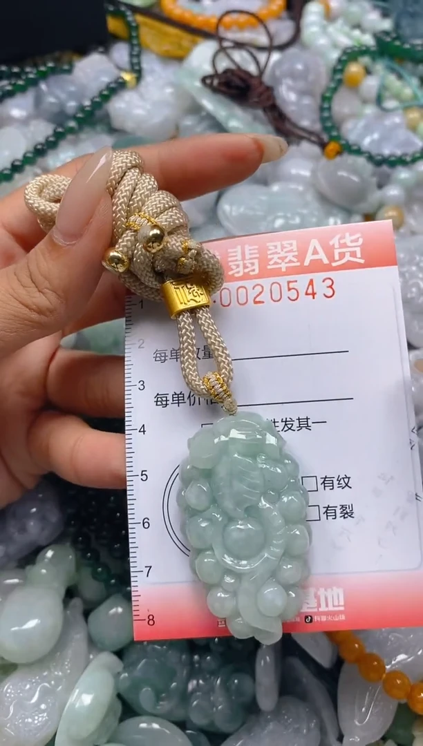 翡翠未镶嵌颈饰闪购0044443