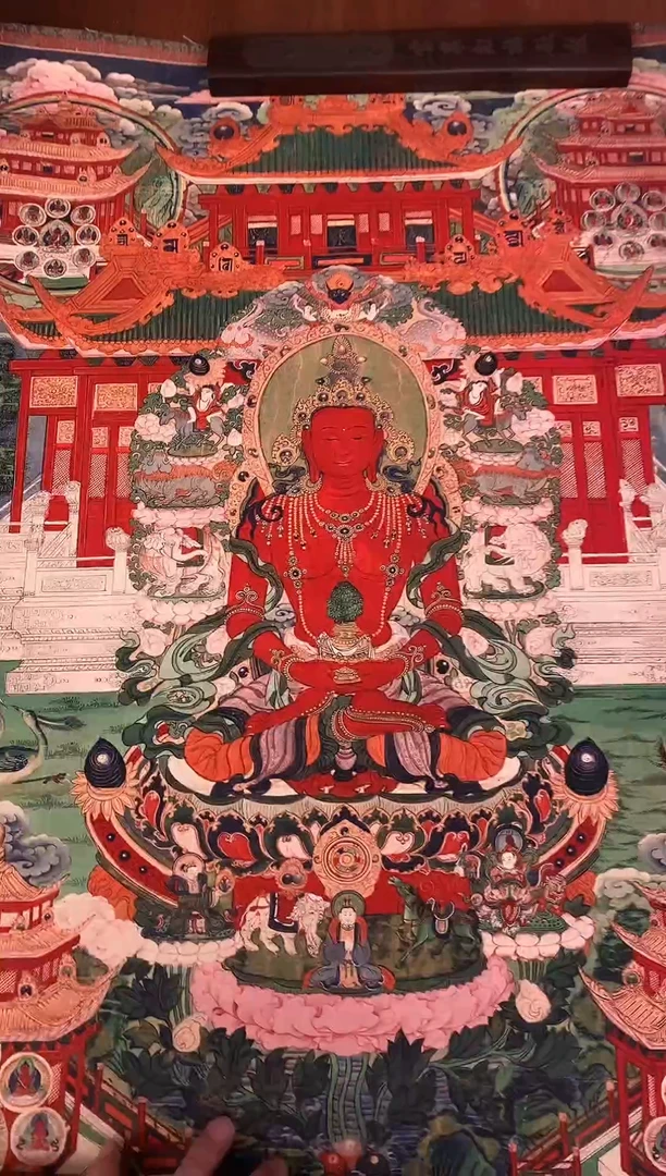 装裱画精美唐卡tk16098