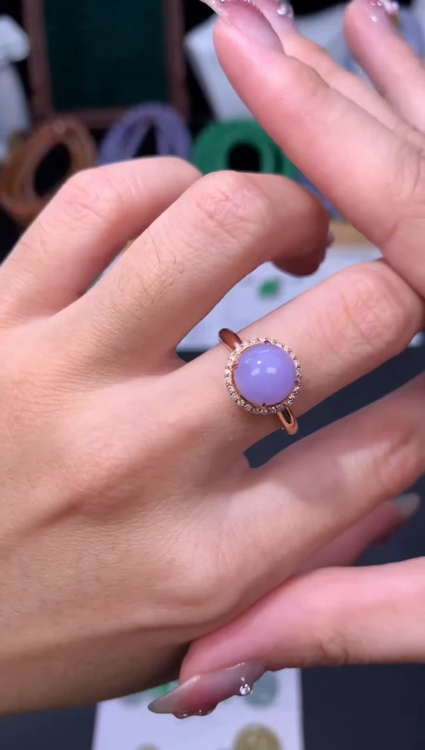 18K金镶嵌定制翡翠48小时鉴赏期 退货不扣服务费