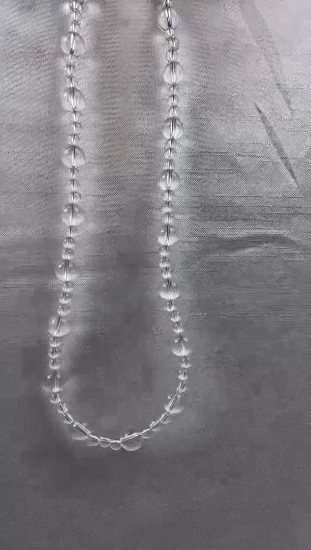 颈饰银S925镶嵌水晶天然