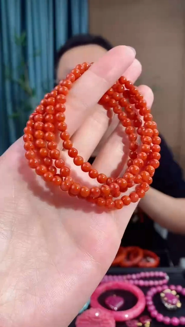未镶嵌手串南红玛瑙208