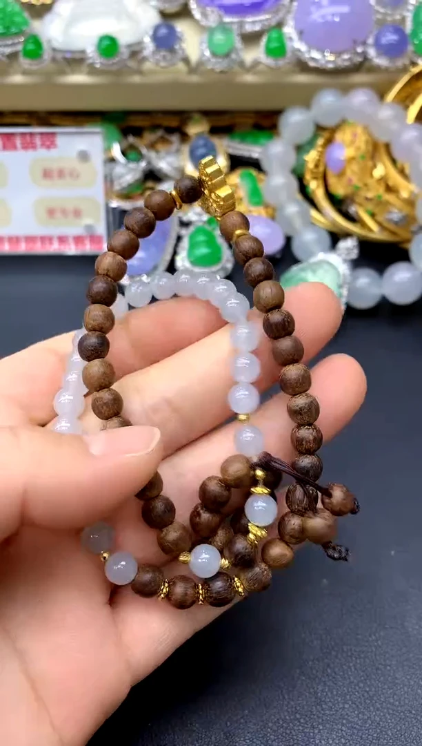 未镶嵌手串翡翠201-中国好珍宝