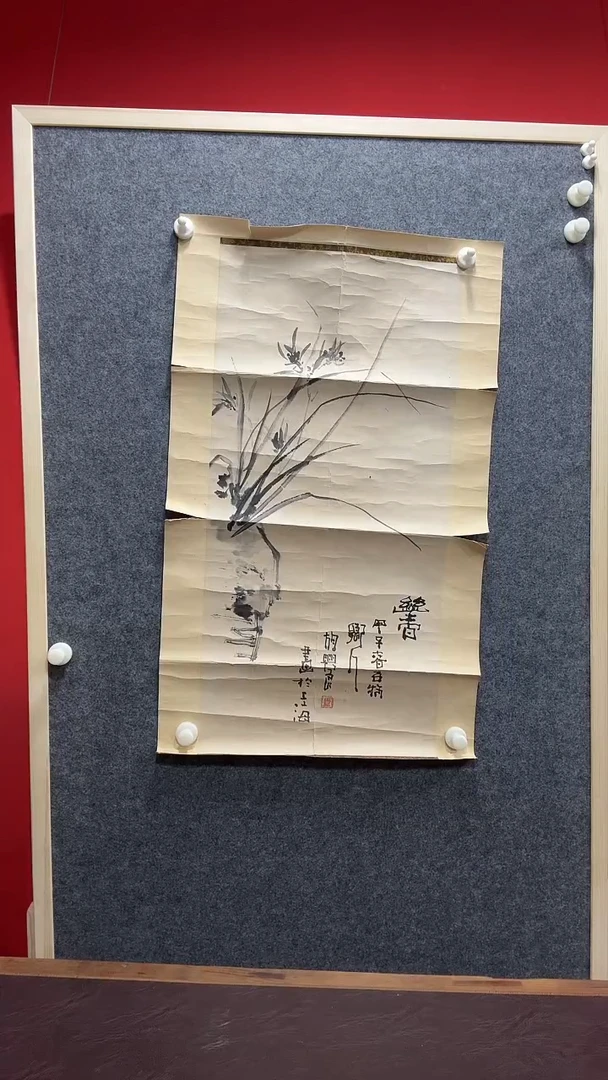 书法青**舞WX 胡老师 兰花