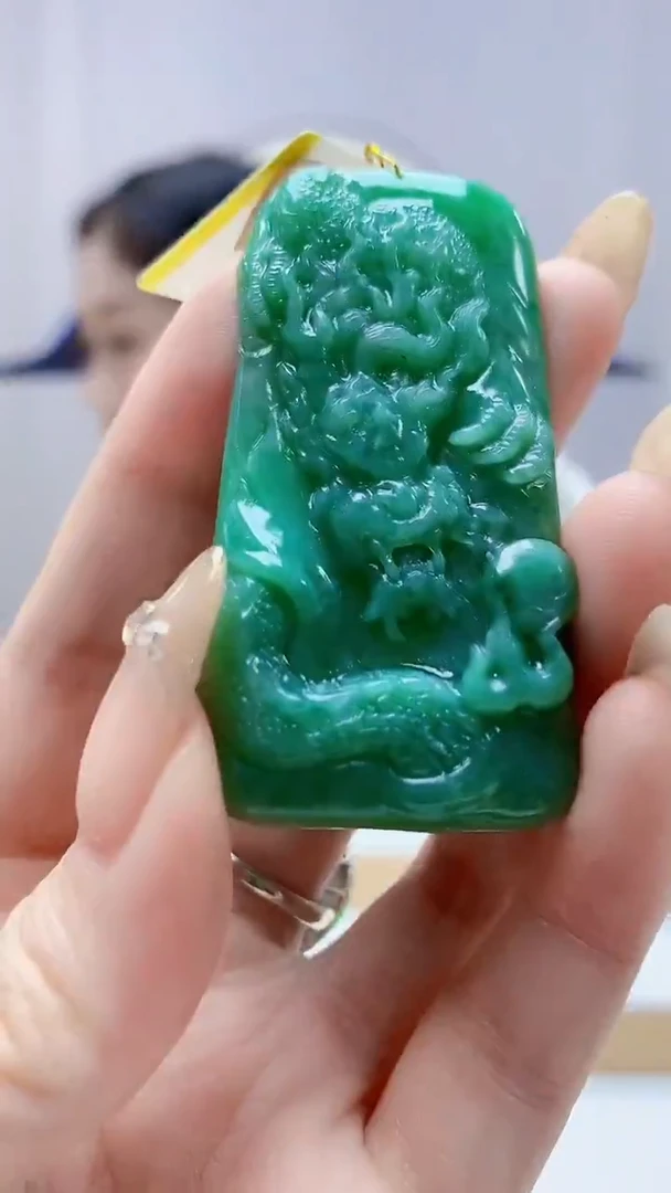 未镶嵌定制翡翠3099DD-毛货挂件101