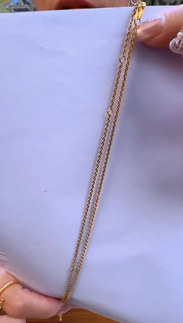 45+5cm固定可调节闪o加粗链2.92g（多样性发货）