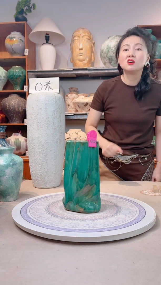 瓶陶瓷花瓶 无花  福利 不能装水 a630