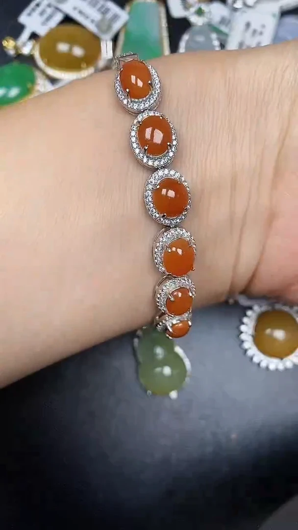 银S925镶嵌戒指翡翠1380