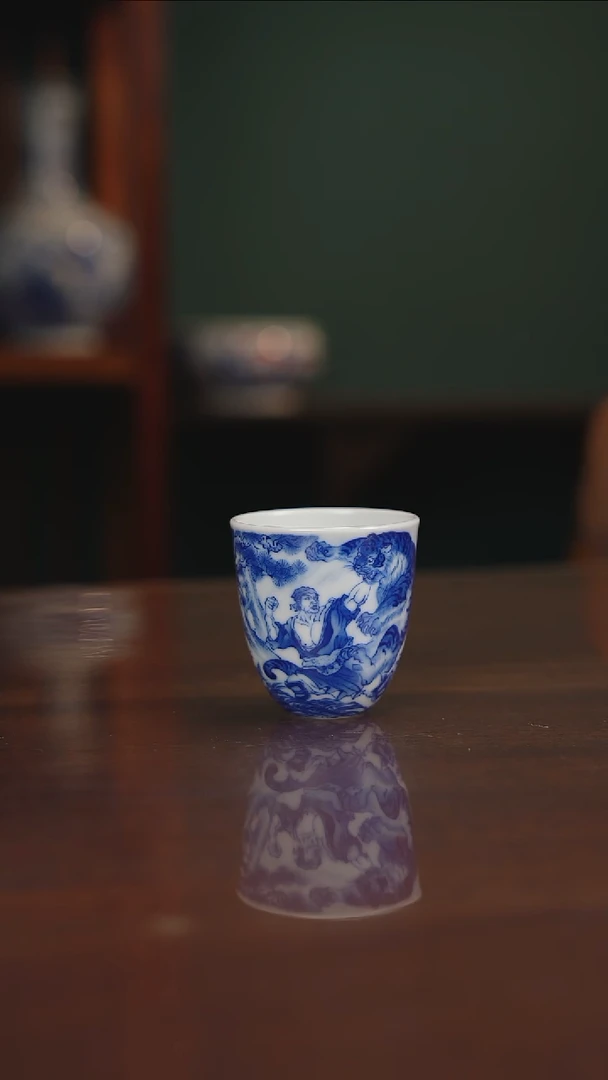 晓竹窑青花高端人物