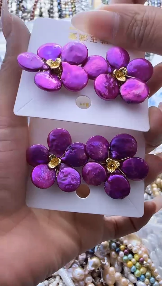 【闪购商品】淡水珍珠耳饰银S925镶嵌87