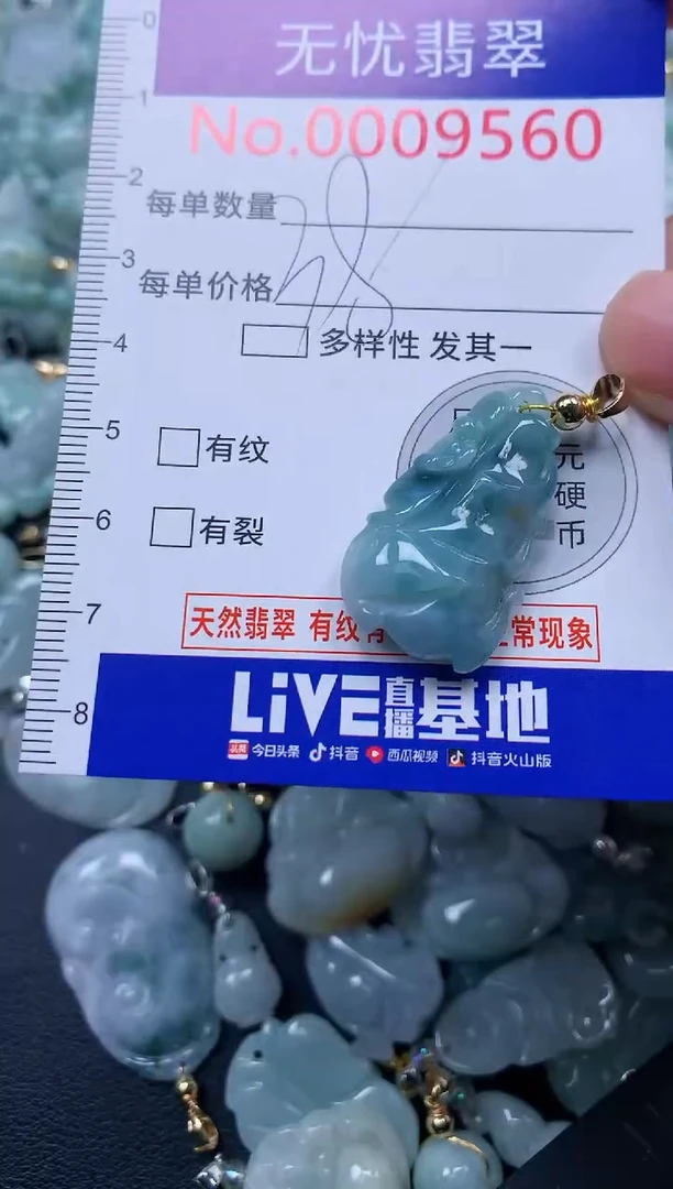 颈饰未镶嵌翡翠9560