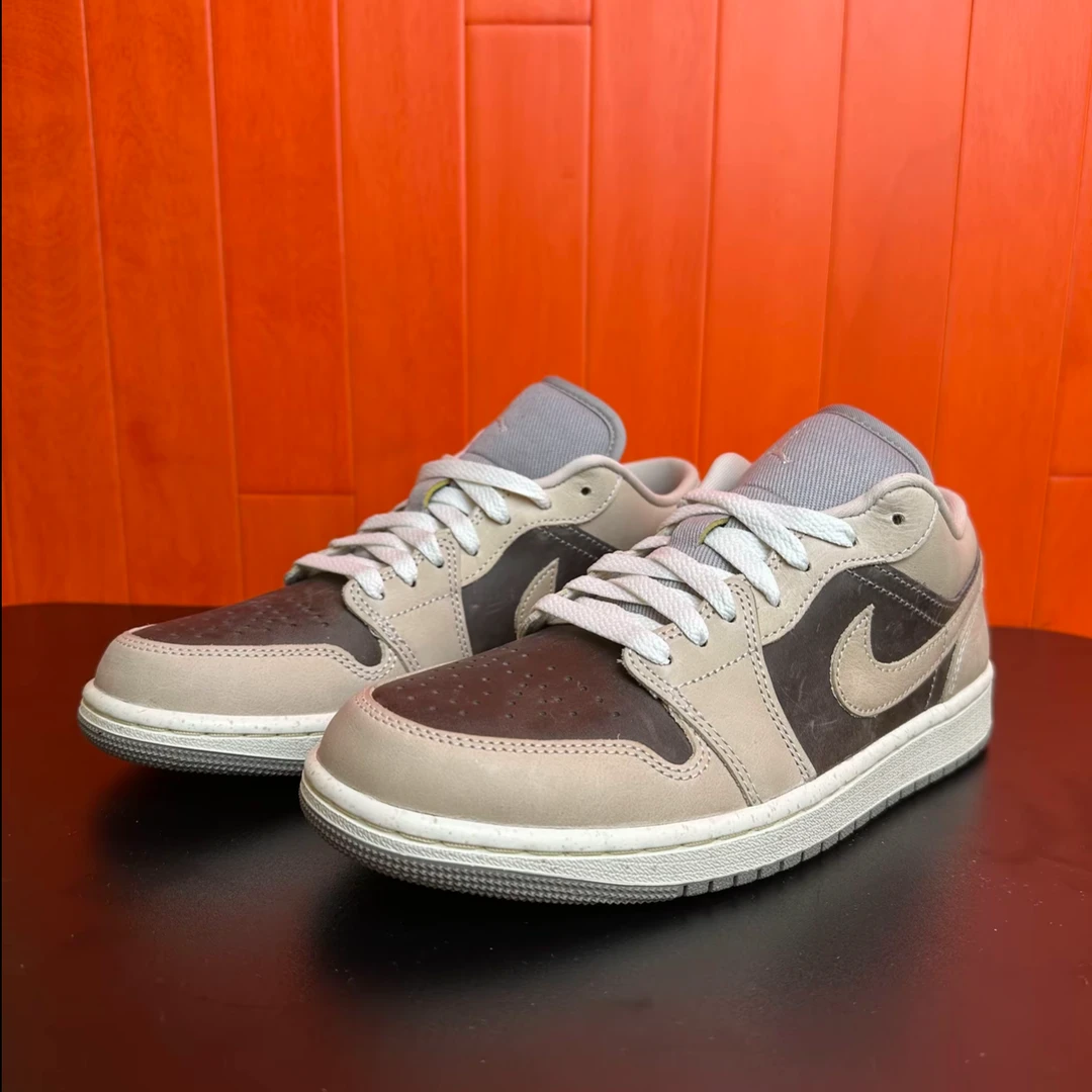 NIKE/耐克官方正品AJ1男女同款奶油生巧泼墨板鞋IB7011-001【预售】