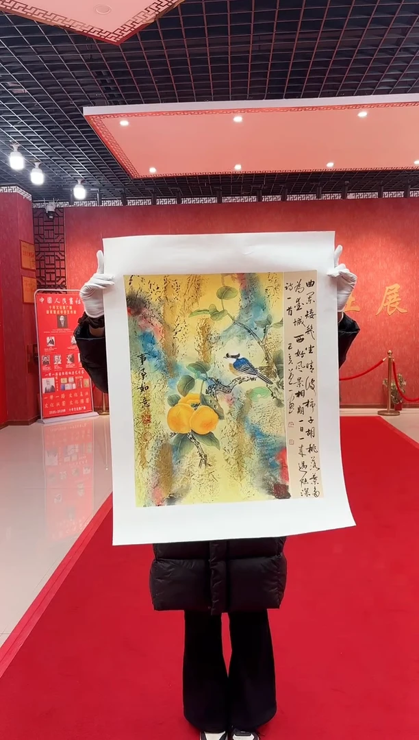 【闪购商品】国画道一老师亲笔绘画作品D3