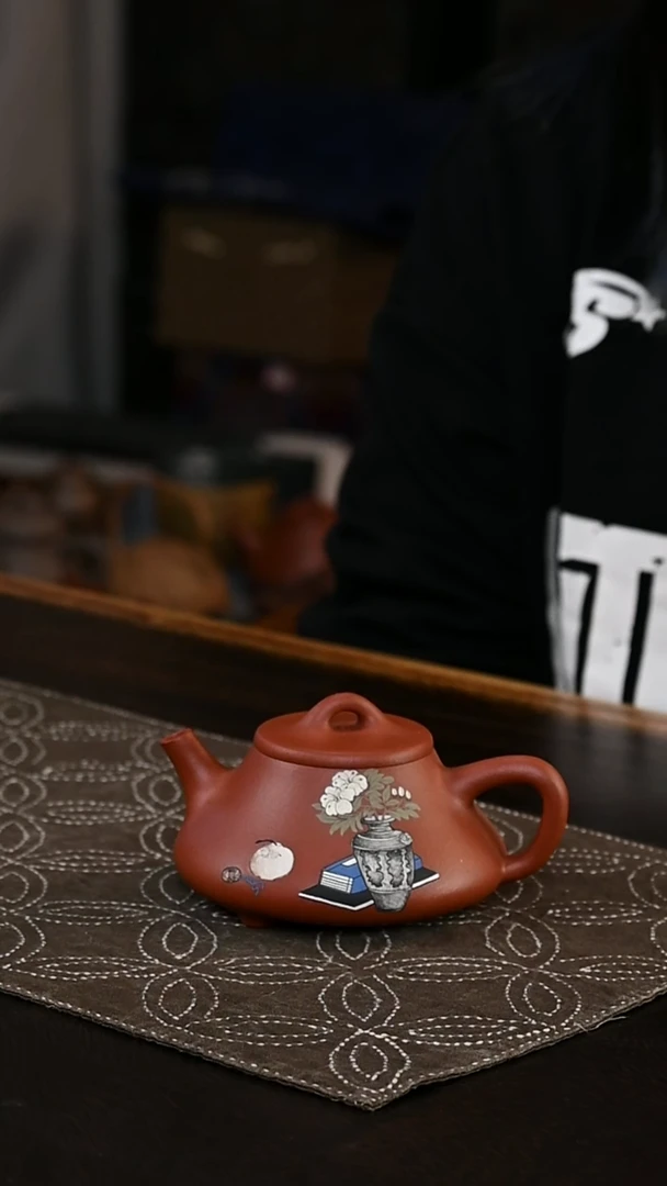 【闪购商品】红泥茶壶小红泥备安石瓢壶
