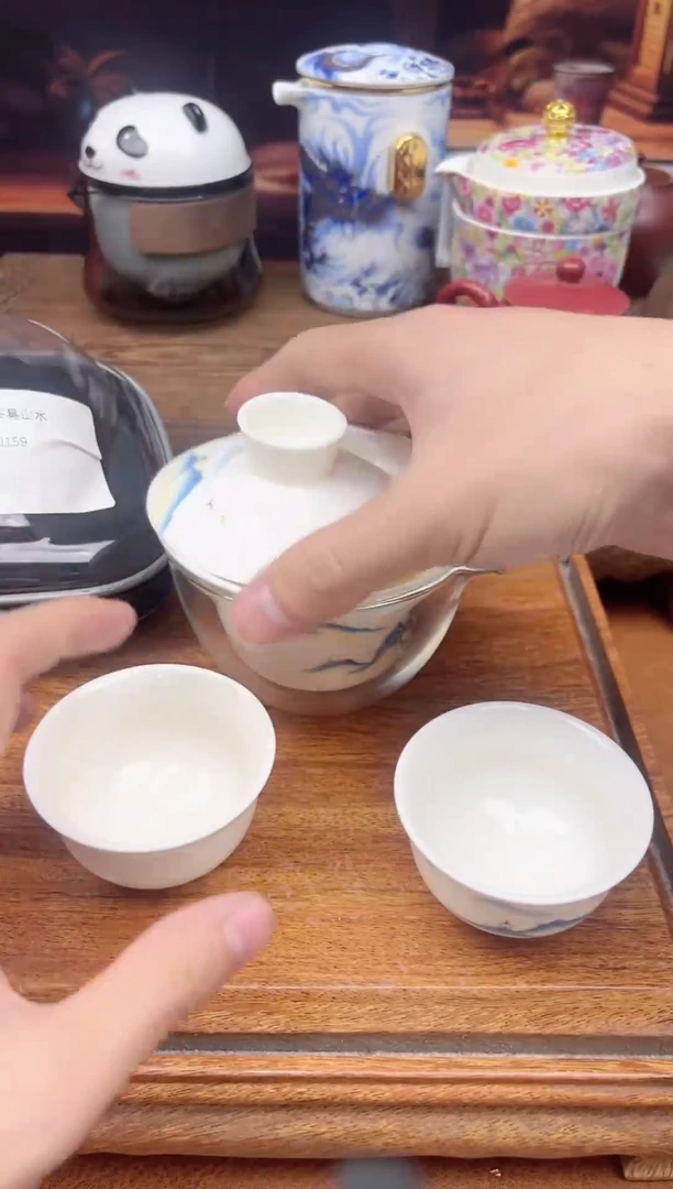 【闪购商品】陶瓷茶具摆件茶叶罐