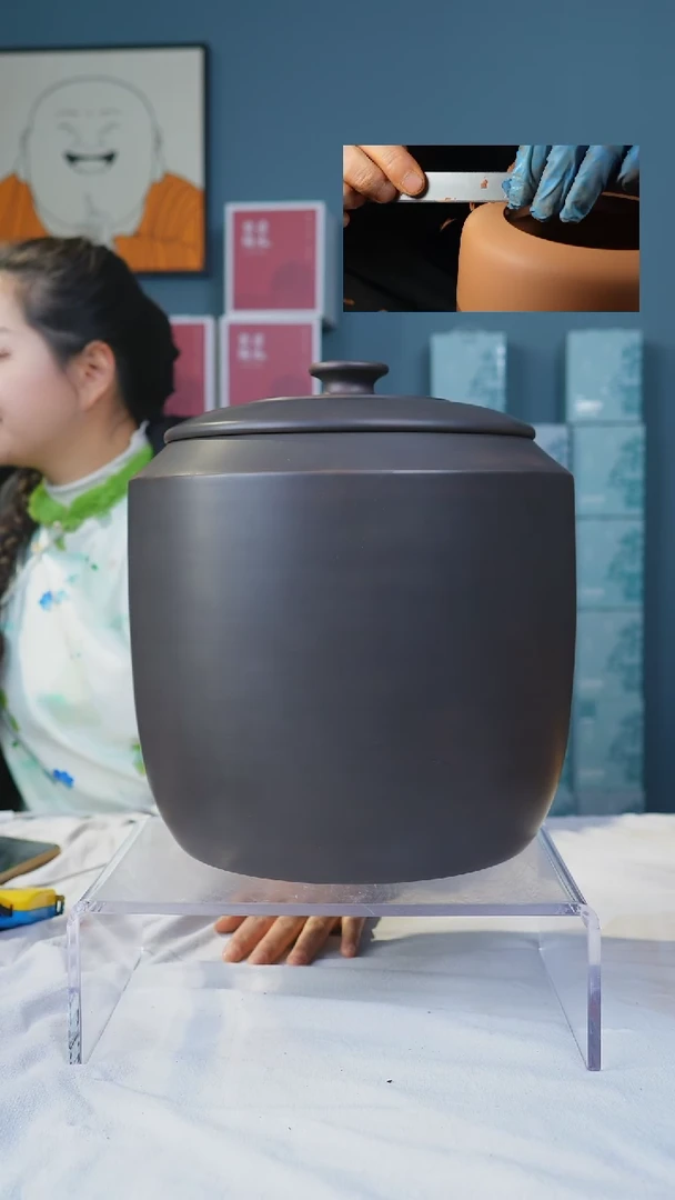 【闪购商品】建水紫陶12升水缸素款（微瑕）