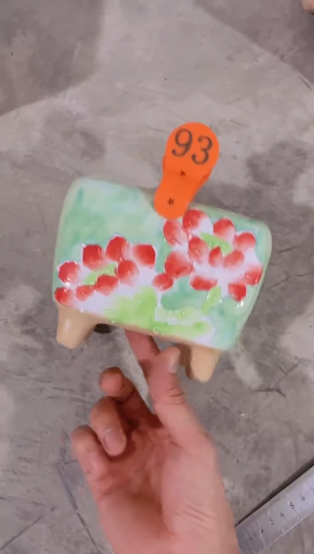 摆件93陶花岛多肉陶瓷花盆罐——微瑕