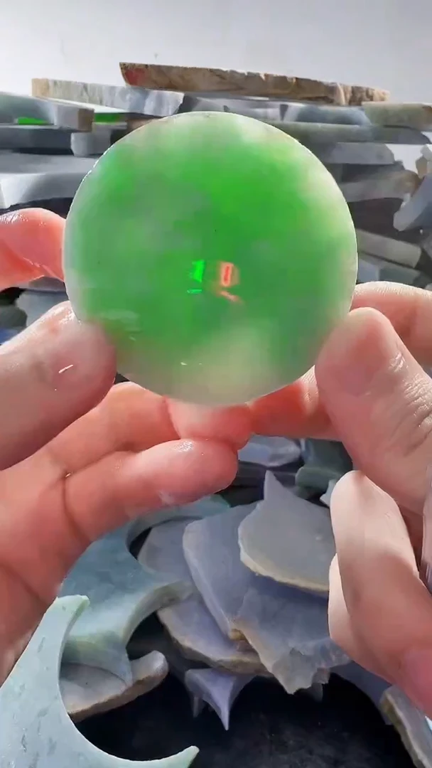 裸石翡翠缅甸翡翠A货文2636