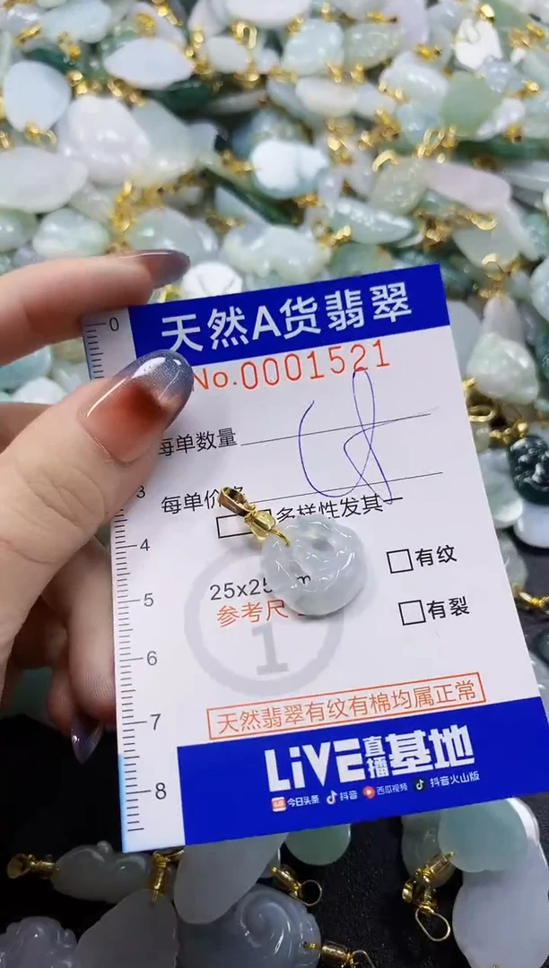 颈饰未镶嵌翡翠天然A货翡翠