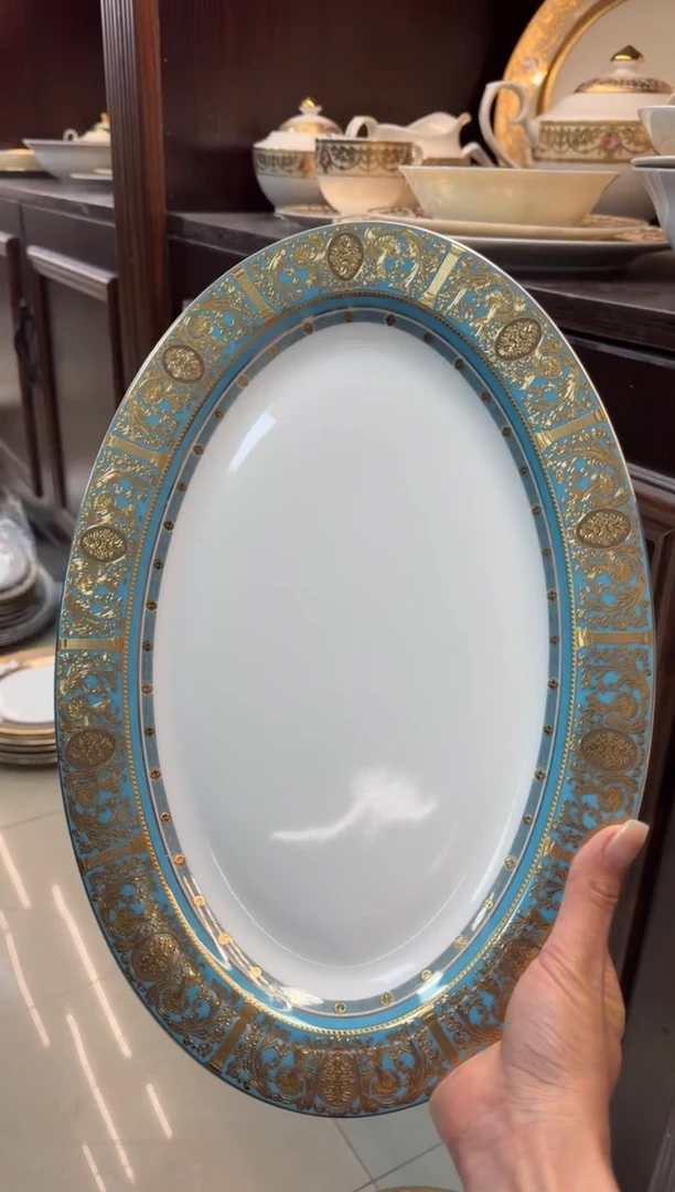 【闪购商品】瓷片14英寸鱼盘福利款微瑕