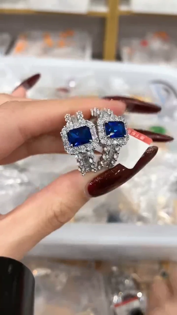 【闪购商品】合成钻石合金q615时尚气质饰品