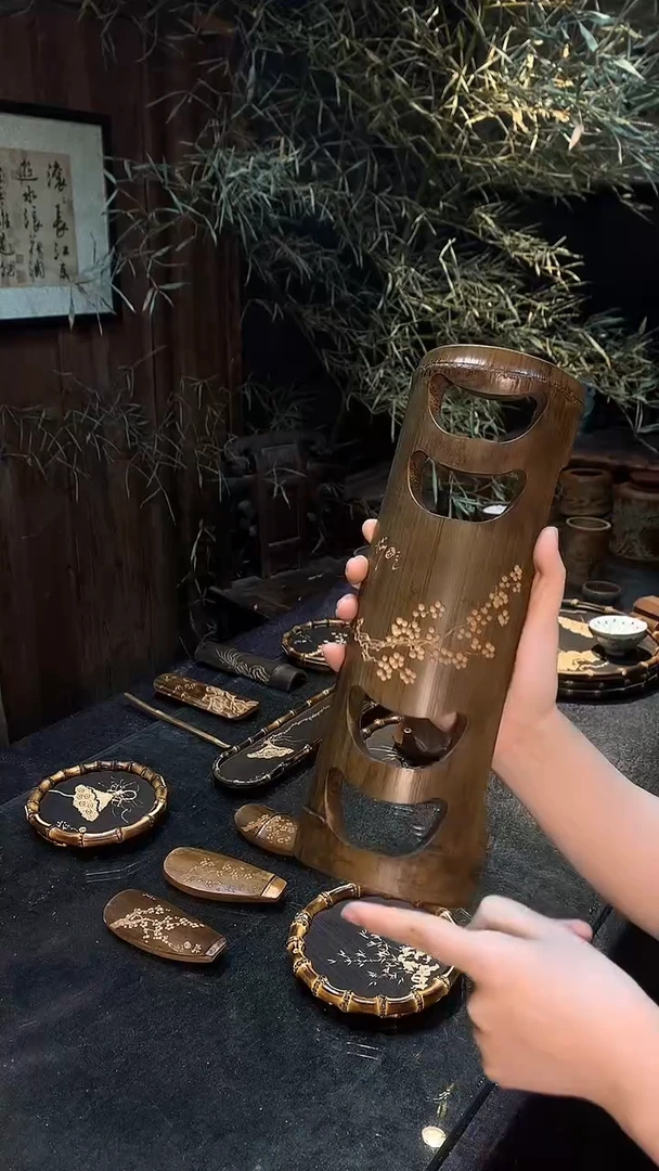 4格梅花置杯架.....