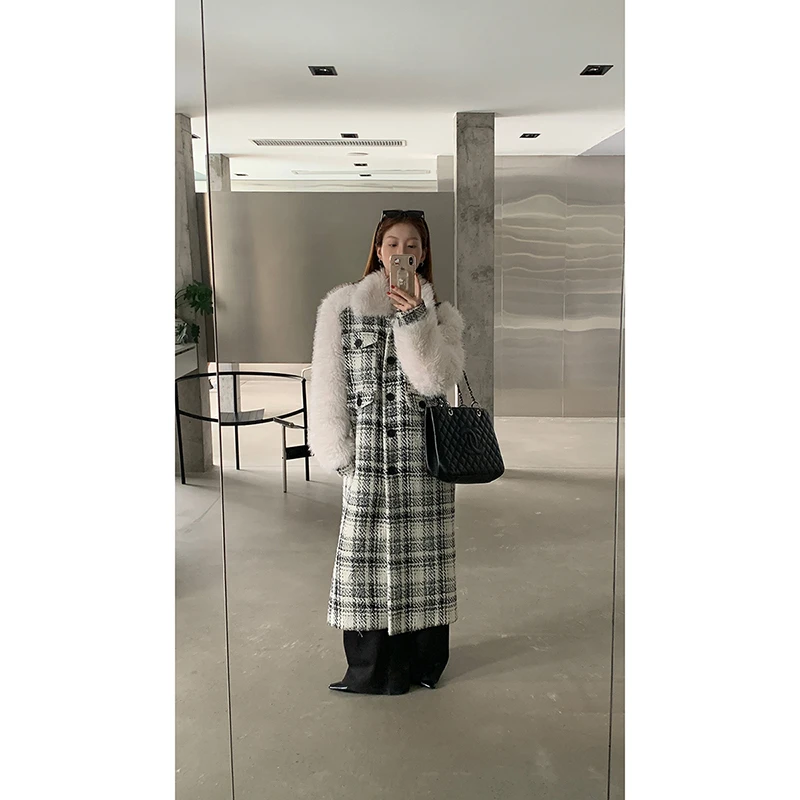 【萍萍清仓】冬季HC毛呢外套244H3234