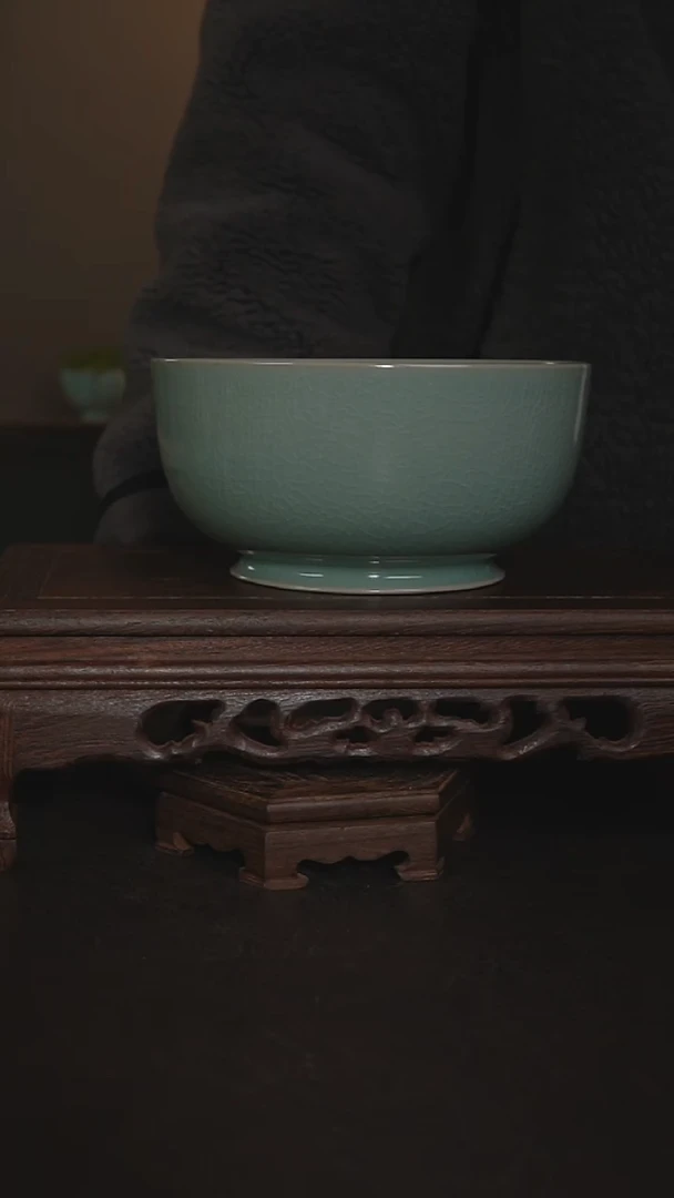 摆件瓷仿古手工罗汉碗