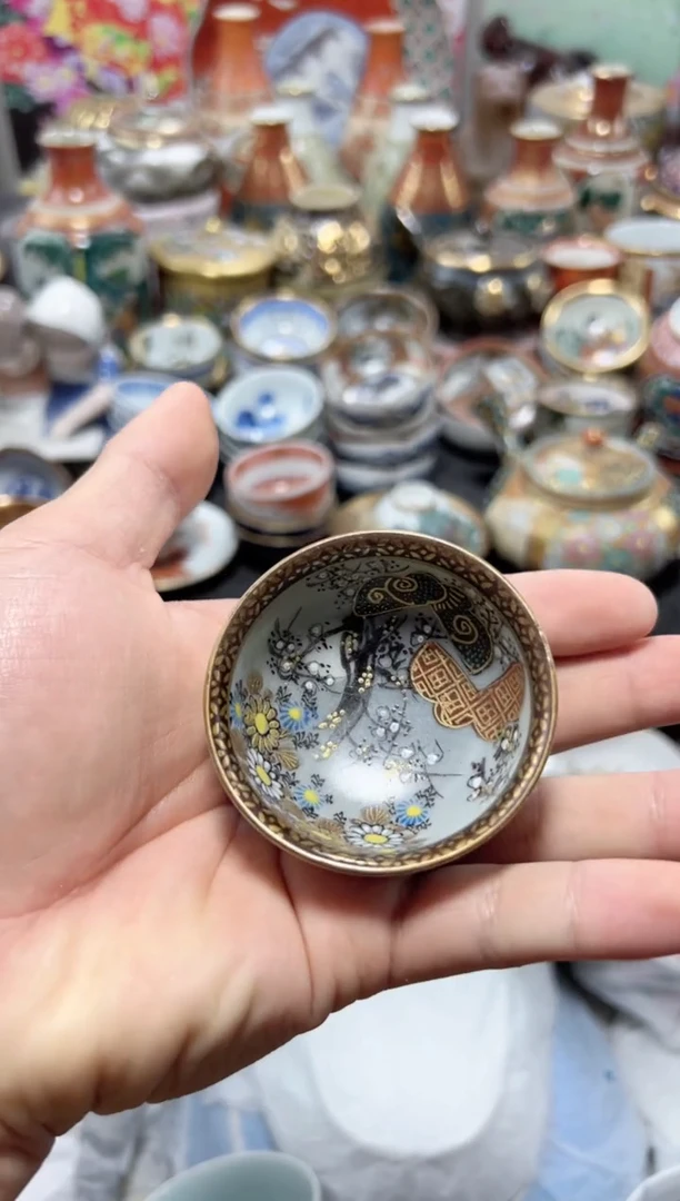 瓷片夏目海外回流瓷器中古品。