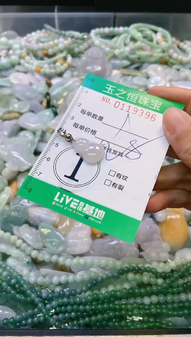 翡翠未镶嵌颈饰闪购0119396